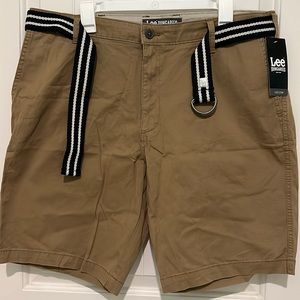 Lee Dungarees khaki mens shorts